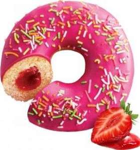 Донаты тёмная глазурь с шоколад. крошкой и со вкусом клубники 53 г