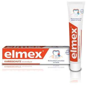 Зубная паста ELMEX защита от кариеса 75мл + ПОДАРОК з/нить Elmex с мятой 50м