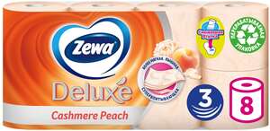 4 упаковки Туалетной бумаги Zewa Deluxe трёхслойная 8 рул. в ассорт. (111₽ за уп.)