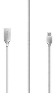 Кабель Rombica Digital AS-10, Micro-USB 2.0, 1 м, алюминевый (CB-AS10)