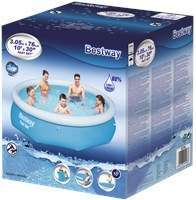 Бассейн с надувным бортом BESTWAY Fast Set, 3800л 305x76см