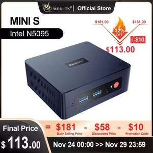 Мини ПК Beelink Mini S, 8/128 Гб