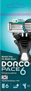 Одноразовый станок для бритья Dorco Pace 6
