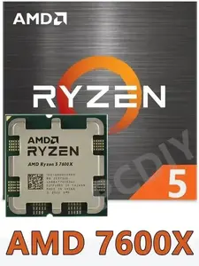 Процессор AMD Ryzen 5 7600x OEM (без кулера), по ozon карте, из-за рубежа