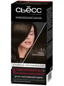 Стойкая крем-краска для волос Сьесс, 3-1