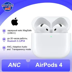 TWS наушники Apple airpods 4 ANC (из-за рубежа, с ozon картой)