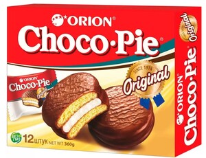 Пирожное choco pie Orion 30 г 12 штук + 53 спасибо