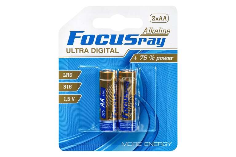 Батарейки Focusray ULTRA DIGITAL LR6 Емкость 3000mAh | Pepper