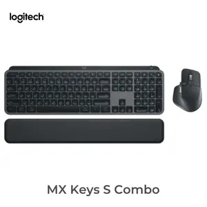 Комплект Logitech MX Keys S Combo: беспроводные мышь и клавиатура, английская раскладка (с Озон картой, из-за рубежа)