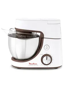 Кухонная машина Moulinex Masterchef Gourmet QA51K110 белая, 1100 Вт (с картой OZON)
