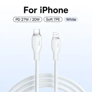 Кабель Baseus Type-C - Lightning, 1.2 м (4 цвета) + 2 метра за 326₽