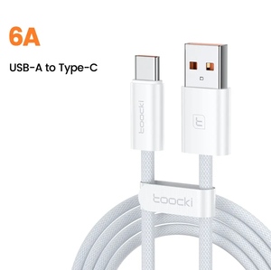 Кабель USB-C Toocki 6A 66W, 3 метра