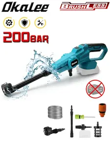 Бесщеточная мойка высокого давления OKALEE Tools 18v (из-за рубежа, с картой OZON)