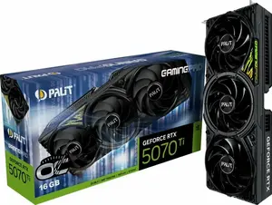 Видеокарта Palit RTX5070Ti GAMINGPRO OC 16ГБ, RET (цена с Я.Пэй/Альфой, зависит от аккаунта)