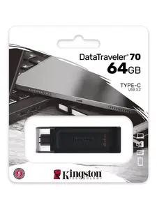 Флешка DataTraveler 70, 64 ГБ, Type-C USB 3.2 [DT70/64GB] (цена с WB Кошельком)