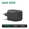 Зарядное устройство Ugreen X527 45 Вт GaN 