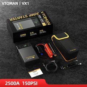 3в1 автомобильный пусковой агрегат VTOMAN с воздушным компрессором 150PSI Power Bank