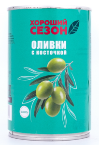 [Новосибирск, возможно и другие города] Оливки Хороший сезон с косточкой, 314 мл