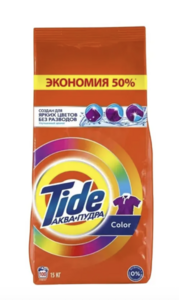 Стиральный порошок Автомат Tide Color 15 кг (с Озон картой)