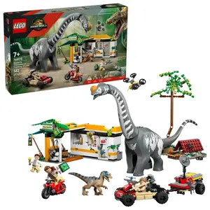 Конструктор LEGO JURASSIC WORLD 76973 Миссия по отслеживанию рапторов и титанозавров, 582 деталей (из Китая)