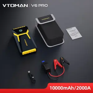 Автомобильный стартер VTOMAN V6 Pro Power Bank 2000A