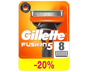 Кассеты для бритья Gillette Fusion 5 (8 штук)