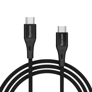 Кабель для мобильных устройств USB Type-C/USB Type-C, 2 м (из-за рубежа, с картой OZON)