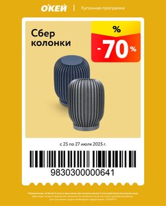 [Нижний Новгород] Скидка 70% на умные колонки Сбер