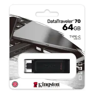 Флешка Kingston Traveler DT70, 64 ГБ, Type-C
