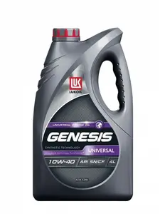 Синтетическое моторное масло ЛУКОЙЛ (LUKOIL) GENESIS UNIVERSAL 5W-30, 4 л (с картой OZON)