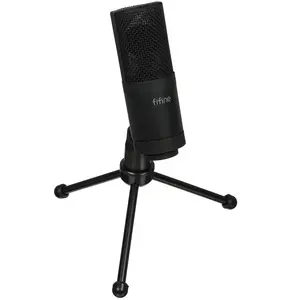 Микрофон Fifine K669C + микрофонная стойка Fifine BM63 (выгодный комплект)