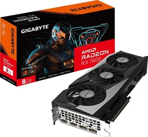Видеокарта Gigabyte  Radeon RX 7600 (цена по озон-карте)