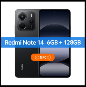 Смартфон Xiaomi Redmi Note 14 4G, 6/128ГБ NFC, global (из-за рубежа)