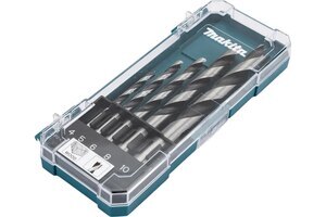 Набор сверл по дереву Makita D-72861 (5 шт.; 4, 5, 6, 8, 10 мм)
