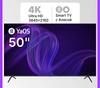 Телевизор Razz C50USY24F, 50", Ultra HD, YaOS (с максимальным WB кошельком) 