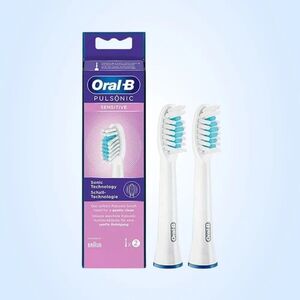 [Сибирь] Набор сменных насадок Braun Oral-BSR32S-2 Pulsonic Sensitive