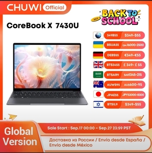 Игровой ноутбук Chuwi CoreBook X, 14", 16/512ГБ, i5-12450H, R5 7430U, Intel UHD, Windows