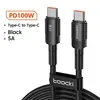 Кабель Toocki Type-C Type-C, 100W, 0.5m 