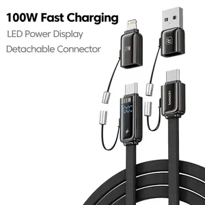 USB-кабель 100W Toocki 4 в 1 (2 м)