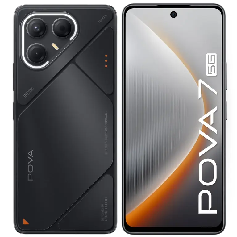 Смартфон Tecno POVA 7 5G, 8/256 ГБ (Dimensity 7300, IPS, FHD+, 6.8", 144 Гц, NFC, 6000 мАч)