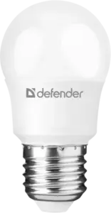 Лампочка шар Defender, холодный дневной, 10 шт. P45-8W-865-E27 (ВБ-кошелек + подписка)