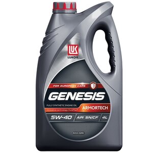 Масло Лукойл Genesis Armotech EU Cars 5W-40, 4 л