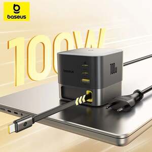 Настольное зарядное устройство Baseus GaN6 SuperGan Desktop Charger, 100 Вт