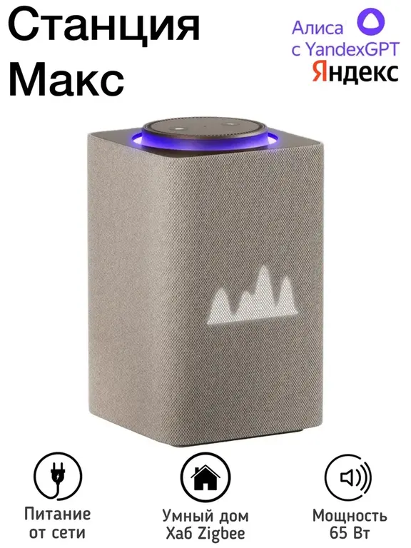Умная колонка станция Макс Zigbee на YaGPT YNDX-00053 (с макс. кошельком)