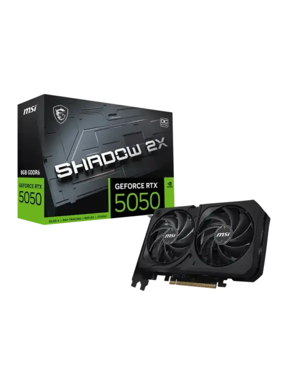 Видеокарта MSI RTX 5050 8 ГБ RTL, 2 вентилятора (с ВБ кошельком в 1%)