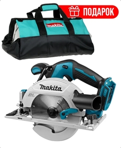 Пила циркулярная аккумуляторная Makita DHS680Z без акк и з/у+ сумка для инструмента Makita (с картой OZON)