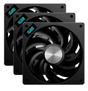 [СПБ и др] Вентиляторы 3шт. 4FAN  F23 Black 3 in 1 120mm (F2312B3)