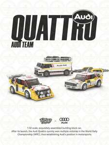 Конструктор Powerblock PB8812 Audi Quattro HB Team 3 в 1, 1362 детали (с OZON картой, из-за рубежа)