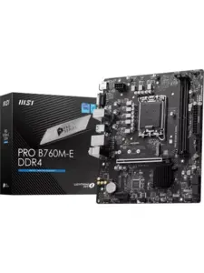 Материнская плата MSI PRO B760M-E DDR4 (с WB кошельком)
