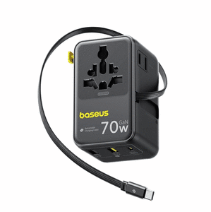 Зарядное устройство для путешествий Baseus EnerCore CG11 70 Вт, 6 в 1, GaN